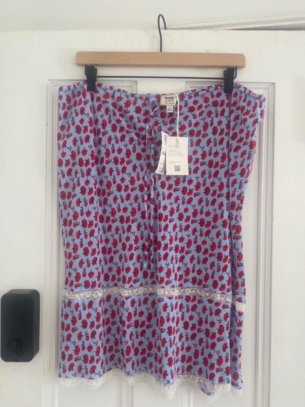 J. Crew x Rouje - Carnation Print Poems Skirt - Size XL